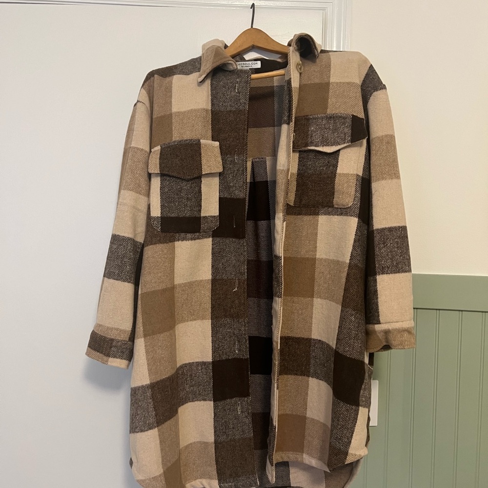 At The Ritz Shacket | Camel - Picture 2 of 3